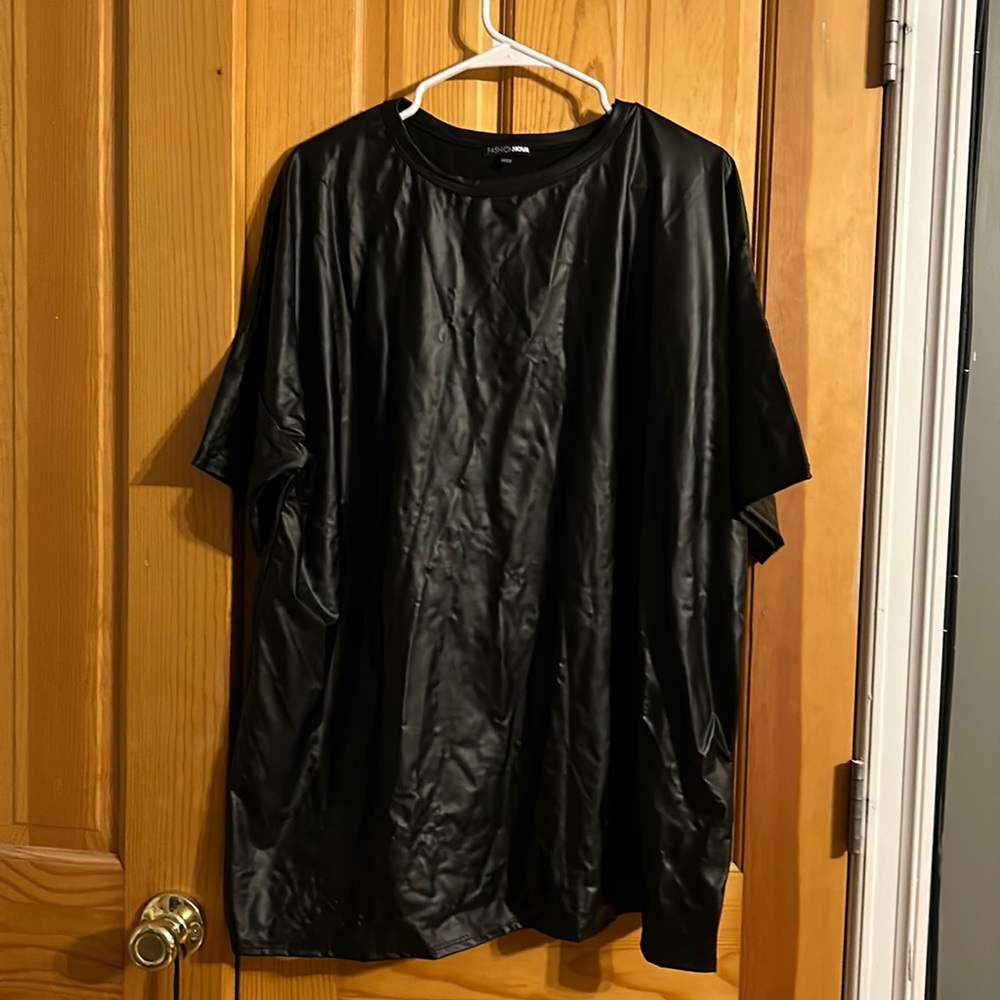 Fashion Nova Pleather Top